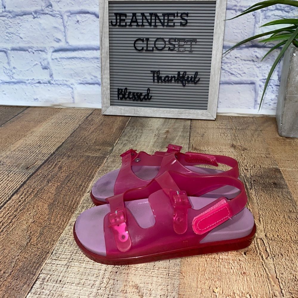 Melissa pink jelly sandals